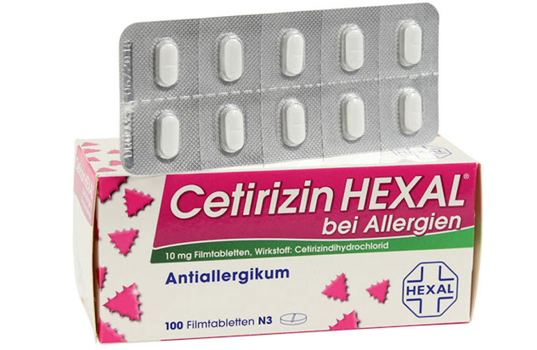 Thuốc điều trị chàm Cetirizin