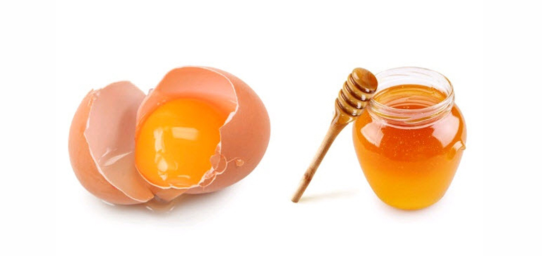 Phương pháp kết hợp trứng gà và mật ong