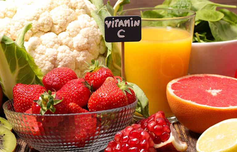 Vitamin C chứa nhiều trong các loại hoa quả