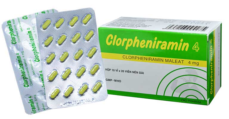 Thuốc chống dị ứng Clorpheniramin 4