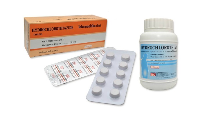 Thuốc lợi tiểu Hydrochlothiazide có tác dụng đào thải độc tố ra ngoài cơ thể, giúp giảm bớt áp lực cho thận.