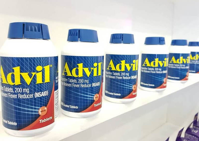 Advil sử dụng theo đường uống, dùng sau bữa ăn
