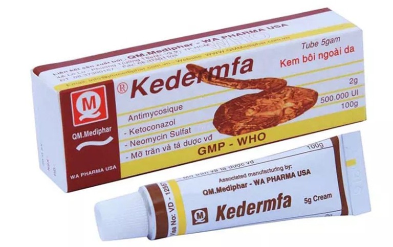 Không tự ý dùng thuốc trị hắc lào Kedermfa cho trẻ sơ sinh