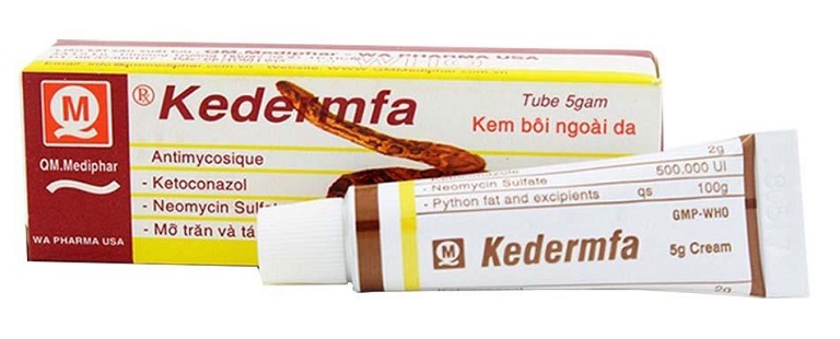 Thuốc trị hắc lào Kedermfa được nhiều người bệnh lựa chọn