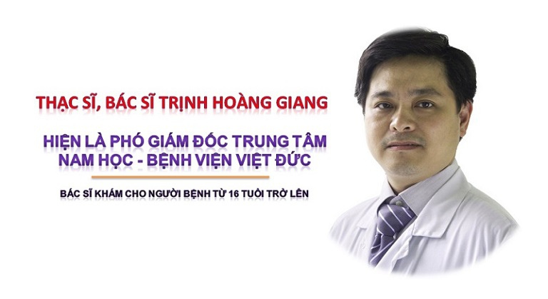 Bác sĩ chữa yếu sinh lý Trịnh Hoàng Giang