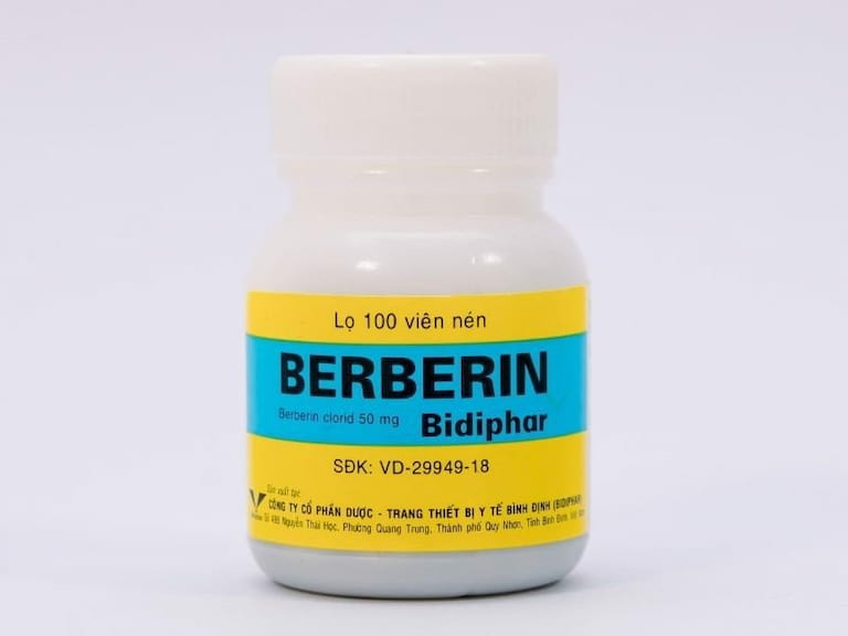 Berberin là thuốc biệt dược dùng trong điều trị các bệnh lý đường tiêu hóa
