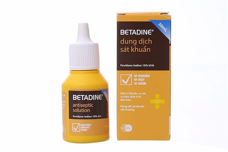 Betadine có dạng bào chế dung dịch