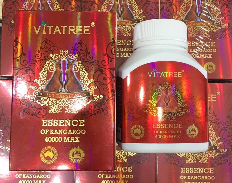 Viên uống Vitatree Essence Of Kangaroo 40000 Max - thuốc tăng cường sinh lý nam của úc