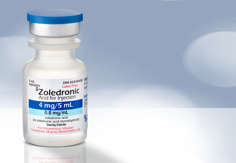 Zoledronic Acid là một loại thuốc ảnh hưởng chuyển hoá xương