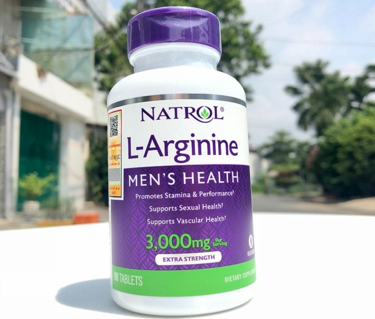Viên uống Natrol L-Arginine 3000mg cũng là một trong những sản phẩm tốt cho sinh lý nam giới