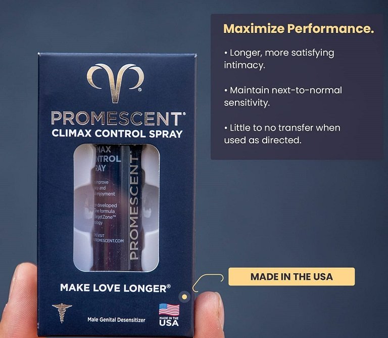 Promescent là sản phẩm hỗ trợ sinh lý nam giới rất tốt