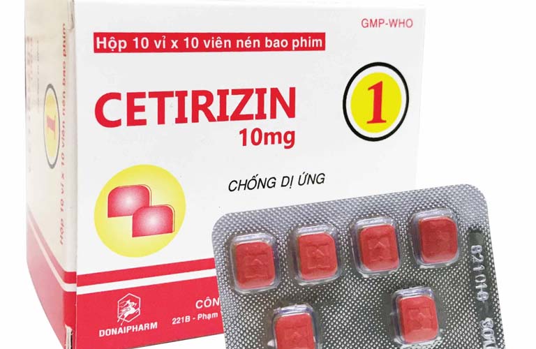 Cetirizin được biết đến là một loại thuốc kháng histamin khá mạnh