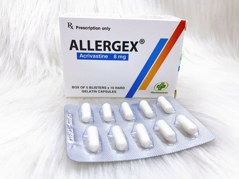 Thuốc điều trị chứng nổi mề đay sau khi sinh Allergex 
