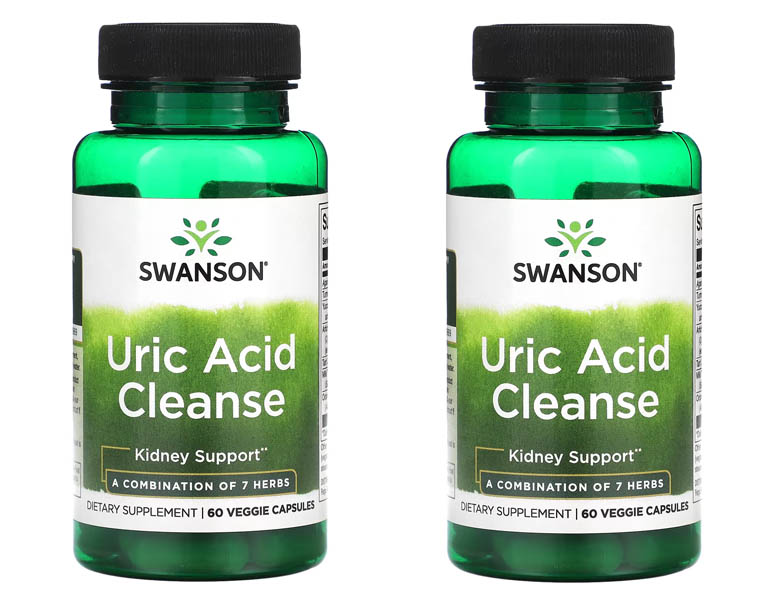 Swanson Uric Acid Cleanse cải thiện triệu chứng gout